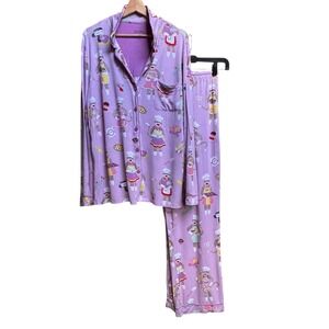Nick & Nora Women Pajamas Set XXL Desserts Cake Pie Chef Baker Chef Baking RARE